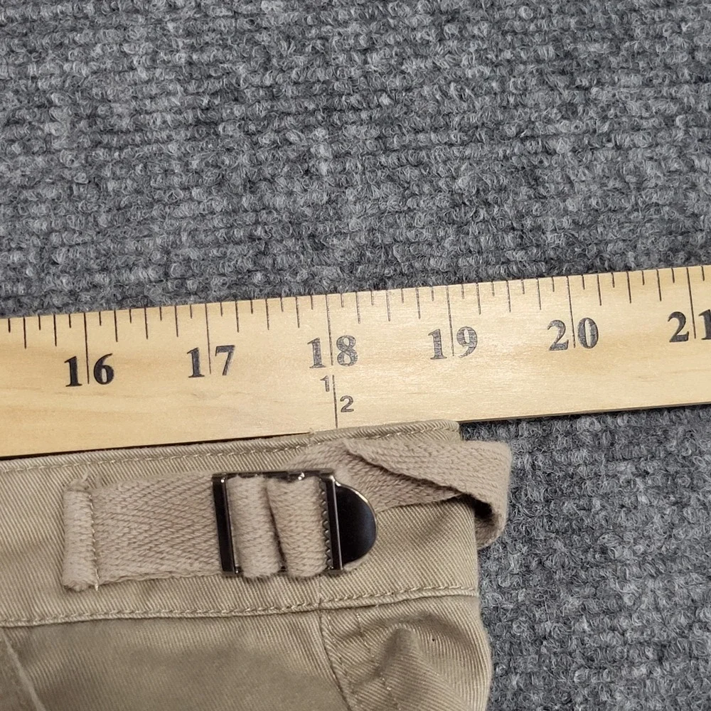 Empyre Relax Adjustable Waist Button Fly Skater Tan Cargo Pants Men's Size 34